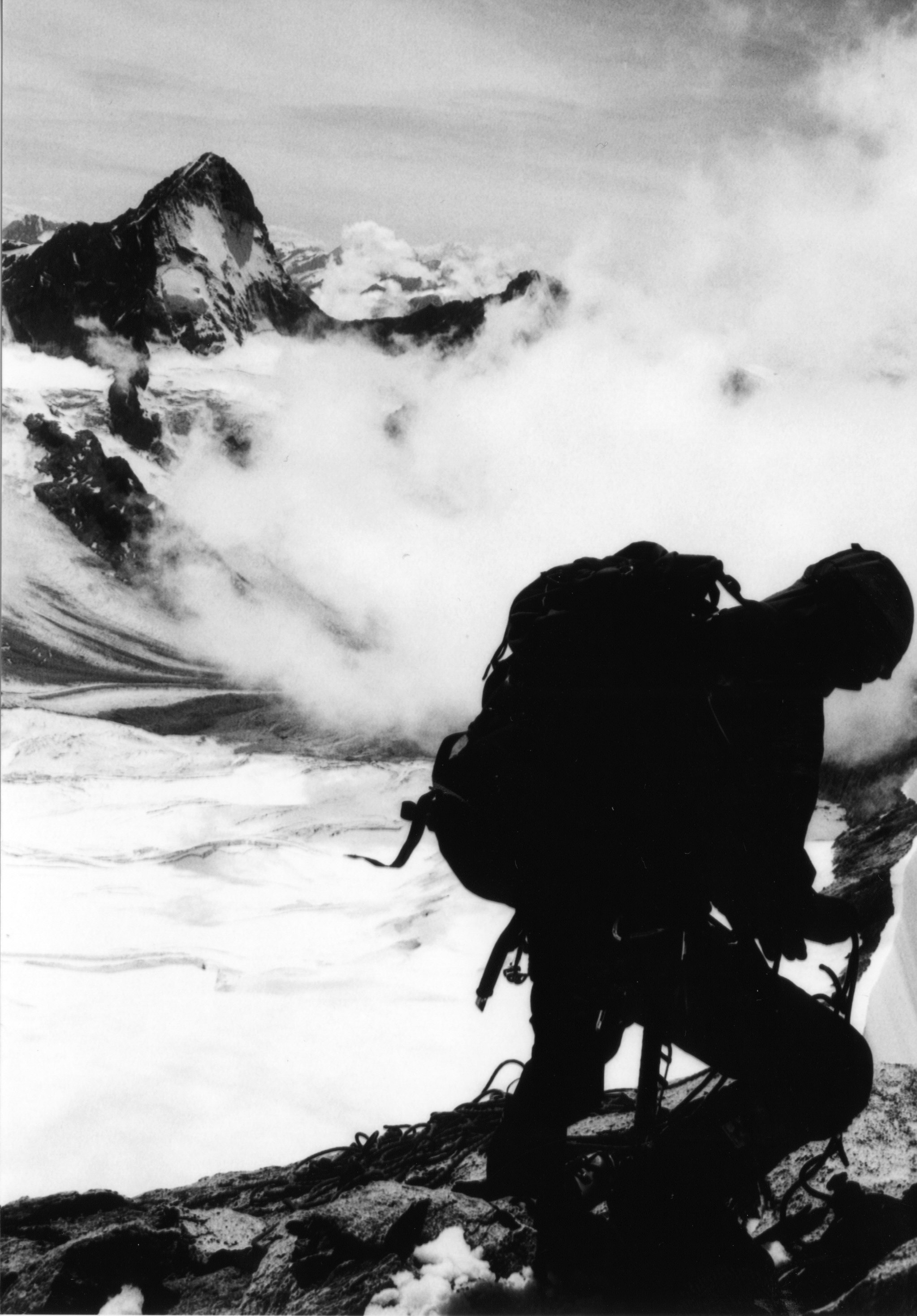 Na rameni (épaule) Zinalrothorn, asi 4020m.